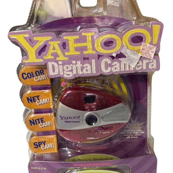 Yahoo! Digital Camera Color Net Nite Spy Cam Ages 8+ New In Packaging 2000 Tiger - Picture 1 of 5